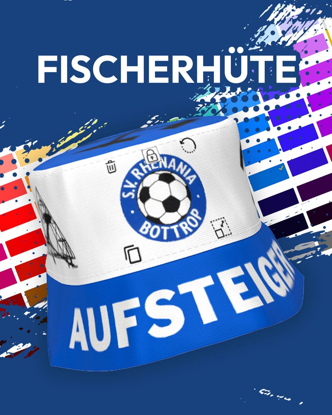 Gestalte Deinen Fischerhut mit Logo